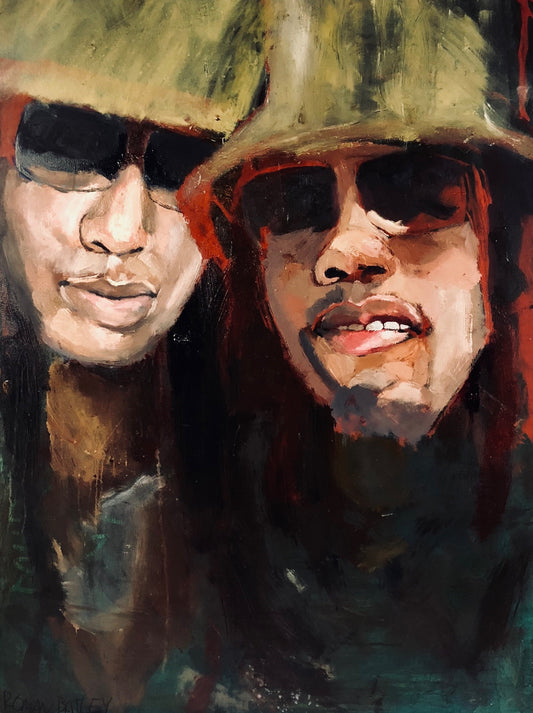 "A Brotha With His Sista" - Fine Art Print